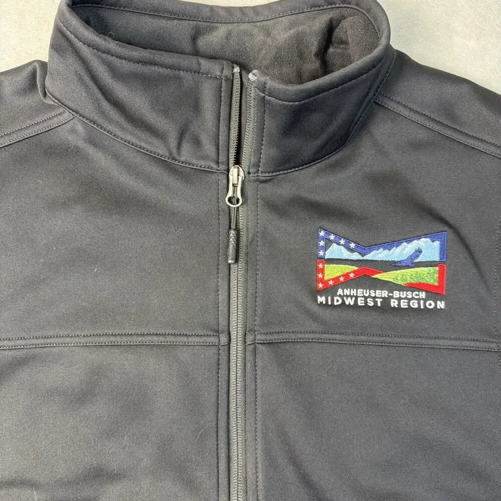 The North Face Black Men’s Full Zip Soft Shell Windwall Vest Size Large